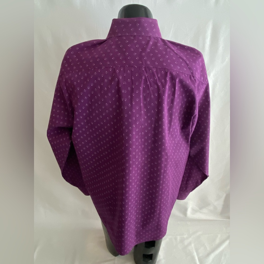 Panhandle Slim Western Shirt Men’s Large Purple Long Sleeve Button Down EUC - Picture 3 of 9